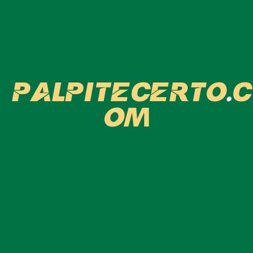 Logo da PALPITECERTO